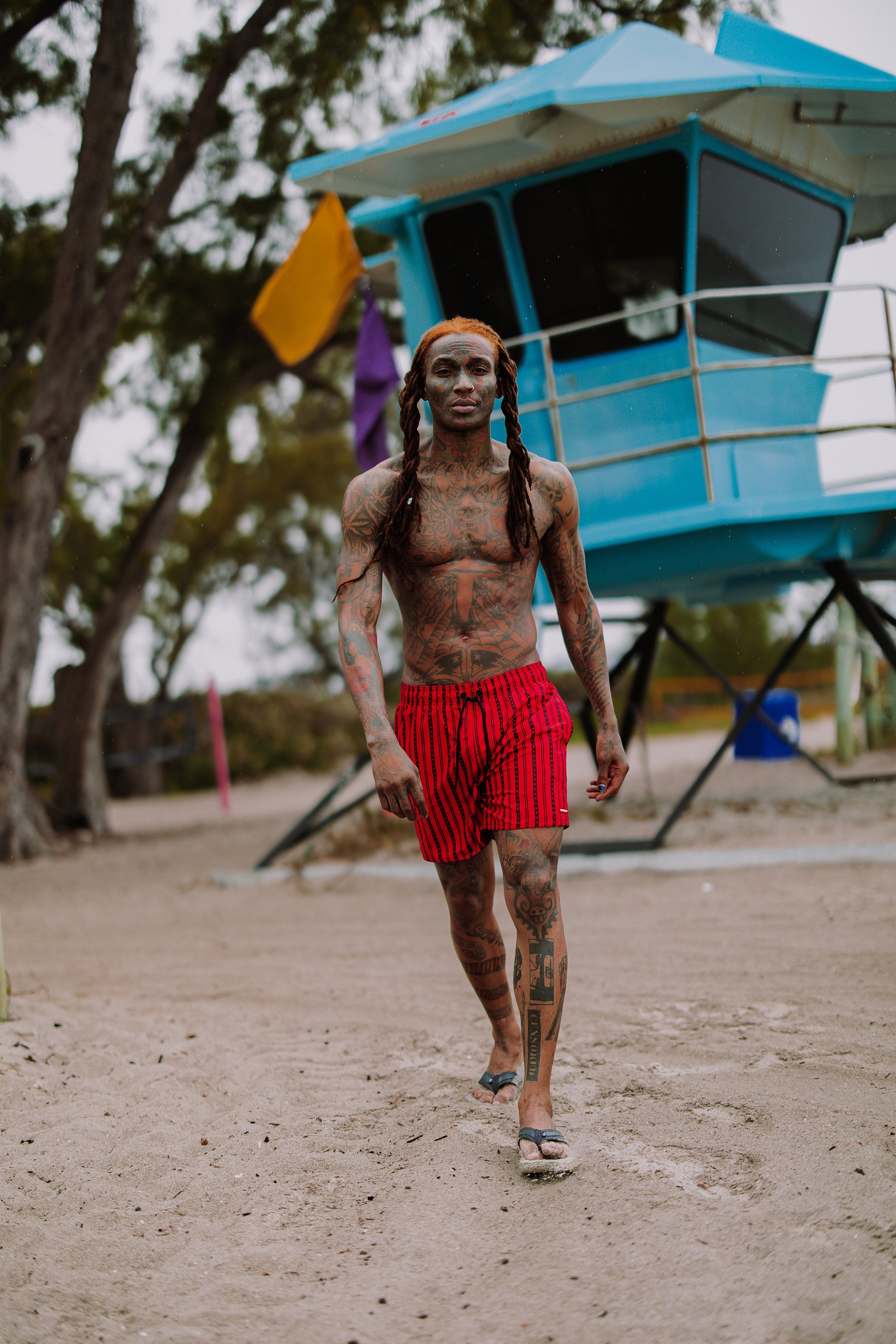 SPRAYGROUND® SWIM REVERSE SHARKS IN PARIS 2.0 SWIM SHORTS