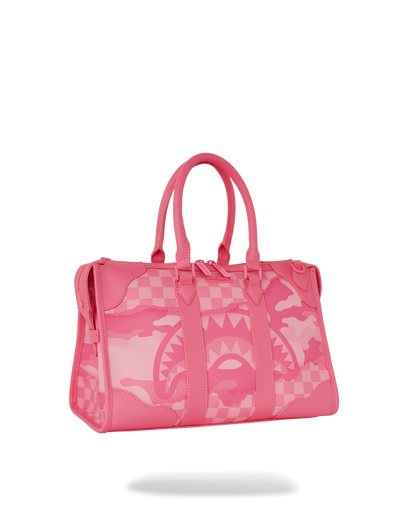 SPRAYGROUND® DUFFLE PINK 3AM RIPTIDE MINI PYRAMID DUFFLE