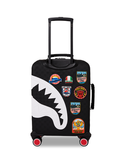 SPRAYGROUND® LUGGAGE GLOBAL MOGUL BILLIONAIRE IMPERIAL CARRY-ON LUGGAGE
