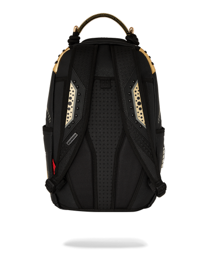 SPRAYGROUND® BACKPACK A.I. AFRICAN INTELLIGENCE SHARKS OF THE GOLD OCEAN BACKPACK - SANDFLOWER COLLAB