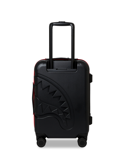 SPRAYGROUND® LUGGAGE PRINTED ZIPPER SHARK CARRY-ON LUGGAGE